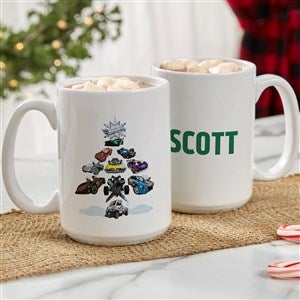 Hot Wheels Cars Personalized Holiday Mug - Large