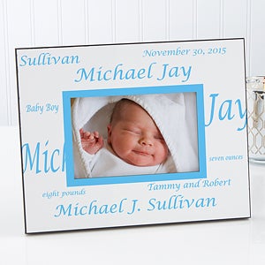 Personalized Baby Picture Frame   New Arrival   Border