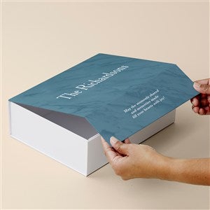 Classic Celebration Personalized Keepsake Memory Box-8x10