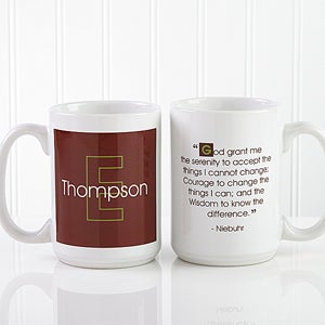 Large Personalized Coffee Mugs with Custom Quotes