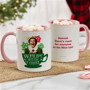 Elf® Personalized Coffee Mug 11 oz.- Pink