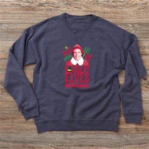 Buddy the Elf Personalized Christmas Sweatshirt - Hanes ComfortWash