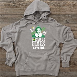 Buddy the Elf Personalized Christmas Hoodie - Hanes ComfortWash