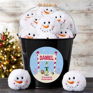 Elf Movie Personalized Treat Bucket - Black