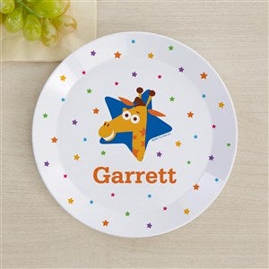 Toys R Us Geoffrey the Giraffe Personalized Kids Plate