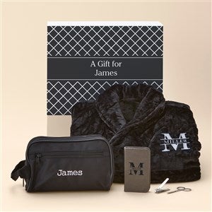 Personalized Luxury Robe Gift Set For Him