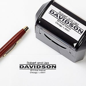 Center Stage Self-Inking Address Stamp