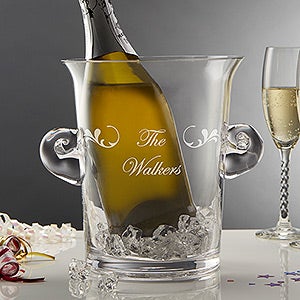 Westwood Collection Engraved Ice Bucket & Chiller