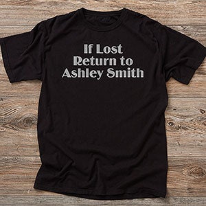 You Name It Personalized Hanes Adult ComfortWash T-Shirt