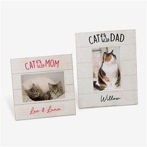 Cat Parent Personalized Shiplap Frame  - 52854