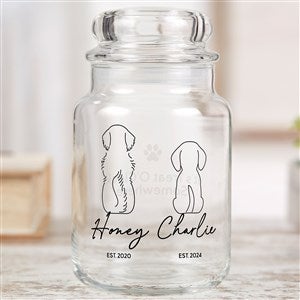 Pet Outlines Personalized Dog Treat Jar - 52859