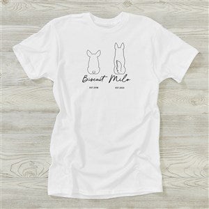 Pet Outlines Personalized Adult Shirt - 52860