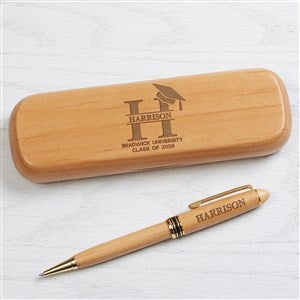 Grad Lavish Name Personalized Alderwood Pen Set - 53040