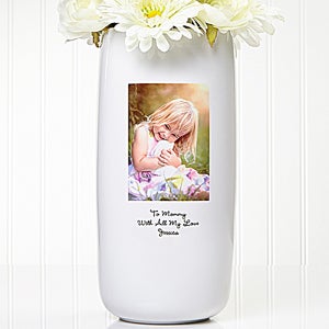 Photo Sentiments Personalized Vase