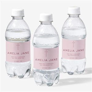 Faithful Communion Personalized Water Bottle Labels - 53257