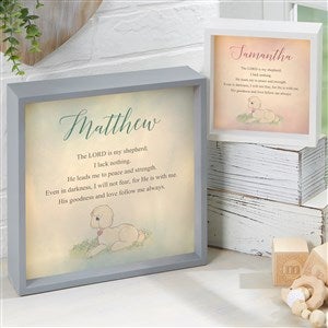 Precious Moments Lord Is My Shepherd Personalized LED Light Shadow Box - 53268