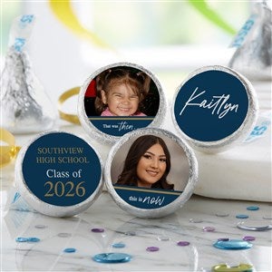 Then and Now Graduate Personalized Candy Stickers - 53363