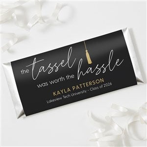 Tassel Was Worth The Hassle Personalized Candy Bar Wrappers - 53392
