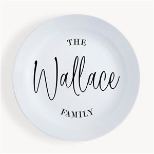 Family Name Personalized 10" Polymer Plate  - 53659