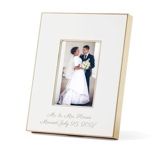 kate spade new york Pop Picture Frame 4x6 in White