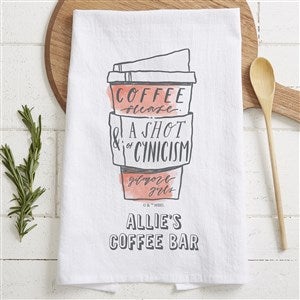 Gilmore Girls Coffee Please Personalized Tea Towel  - 53774