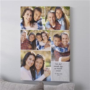 Personalized Canvas Art - Our Memories Photo Montage - Medium