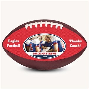 Personalized Coach Photo Football - 54062D