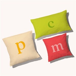 Typewriter Initial Personalized Throw Pillow  - 54212
