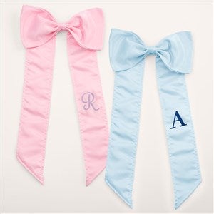 Personalized Bow with Embroidered Initial - 54306