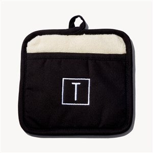 Initial Embroidered Pot Mitt - 54331