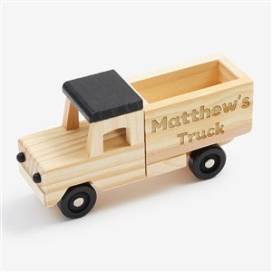 Engraved Adventures Personalized Kids Wooden Truck - 54400