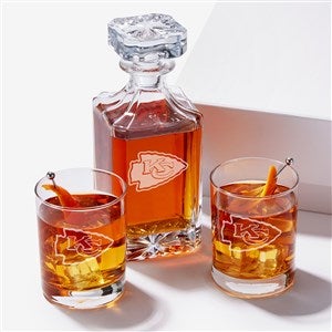 NFL Kansas City Chiefs Whiskey Glass and Decanter Gift Set - 54860