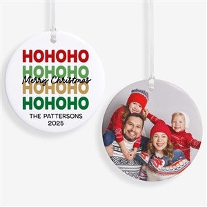Festive Phrases Personalized Christmas Ornament - 55042