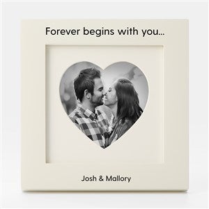 Sweetheart Personalized Mini Heart Matte Frame  - 55272