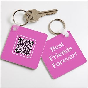 Photo Personalized Keyring with Audio QR Code - 55309