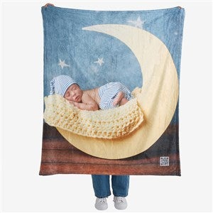 Photo Personalized Photo Blanket with Audio QR Code - 55317
