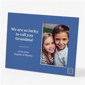 Personalized Off-Set Frame with Video QR Code - 55323