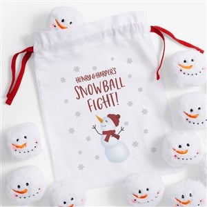 Snowman Personalized 12pc Snowball Fight In A Bag  - 55785