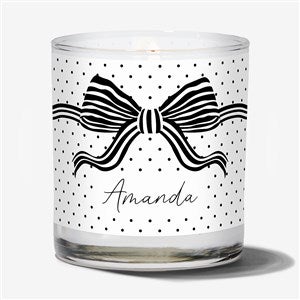 Perfectly Tied Personalized 8oz Glass Candle - 56050