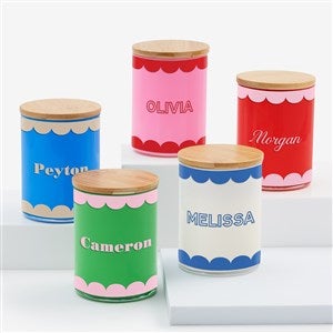 Scallop Personalized Color Splash 12oz Candles  - 56364