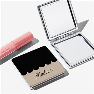 Scallop Me Pretty Personalized Compact Mirror  - 56442