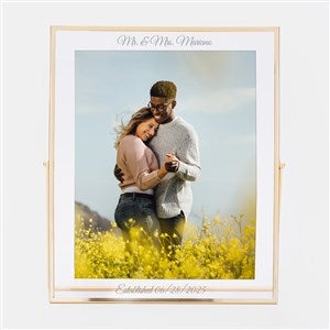 Engraved Gold & Silver Floating Frames - 56477