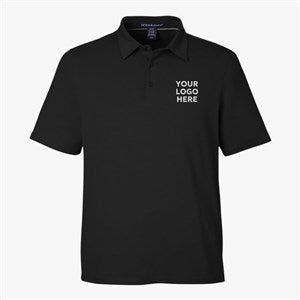 Custom Devon&Jones Men's Raleigh Stretch Polo - Black - 56642