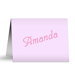 Sassy Name Note Cards & Envelopes