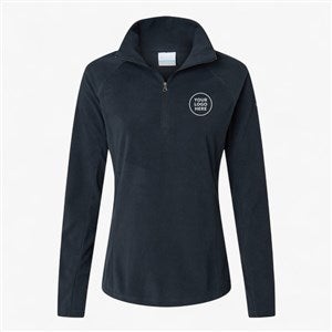 Custom Women's Columbia Glacial™ IV Fleece Pullover - Black - 56816