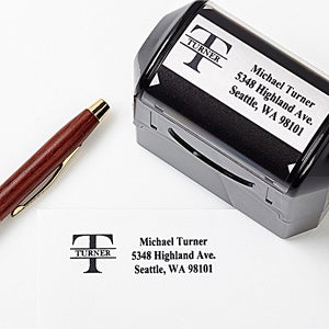 Custom Name Personalized Rubber Address Stamp