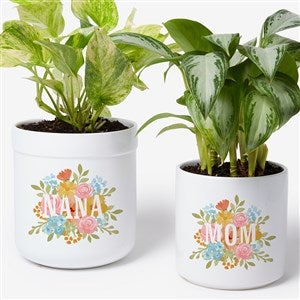 Sweet Blooms Personalized Outdoor Flower Pots  - 57491