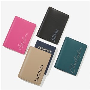 Simple Name Personalized Passport Case - 57618