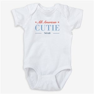 Watercolor Freedom Personalized Baby Clothing - 57664