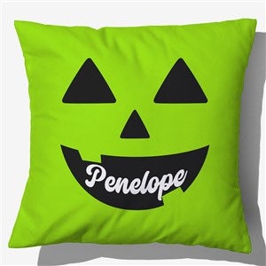 Pick a Face Pumpkin Personalized Throw Pillows - 57844
